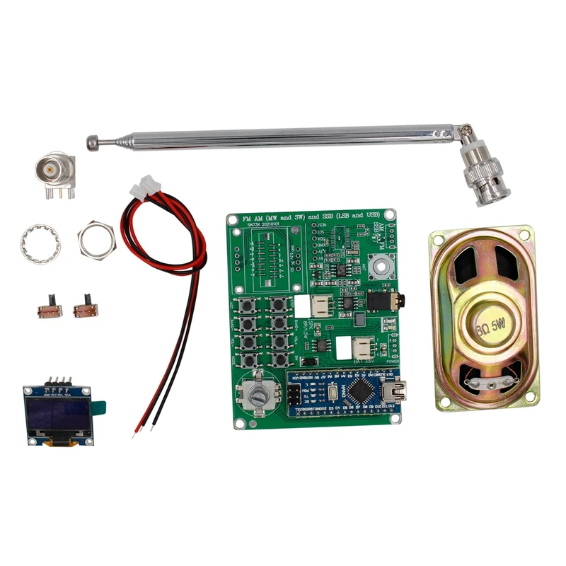 HOT-SI4732 всех диапазонов радиоприемник FM AM (MW &amp SW) боковая полоса (SSB) (LSB USB) ленты
