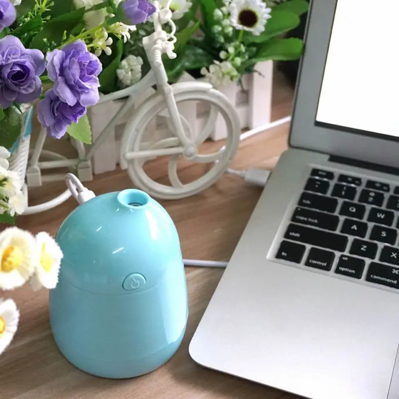 

Blue Mini anti-dry portable Macaron humidifier indoor home humidifier