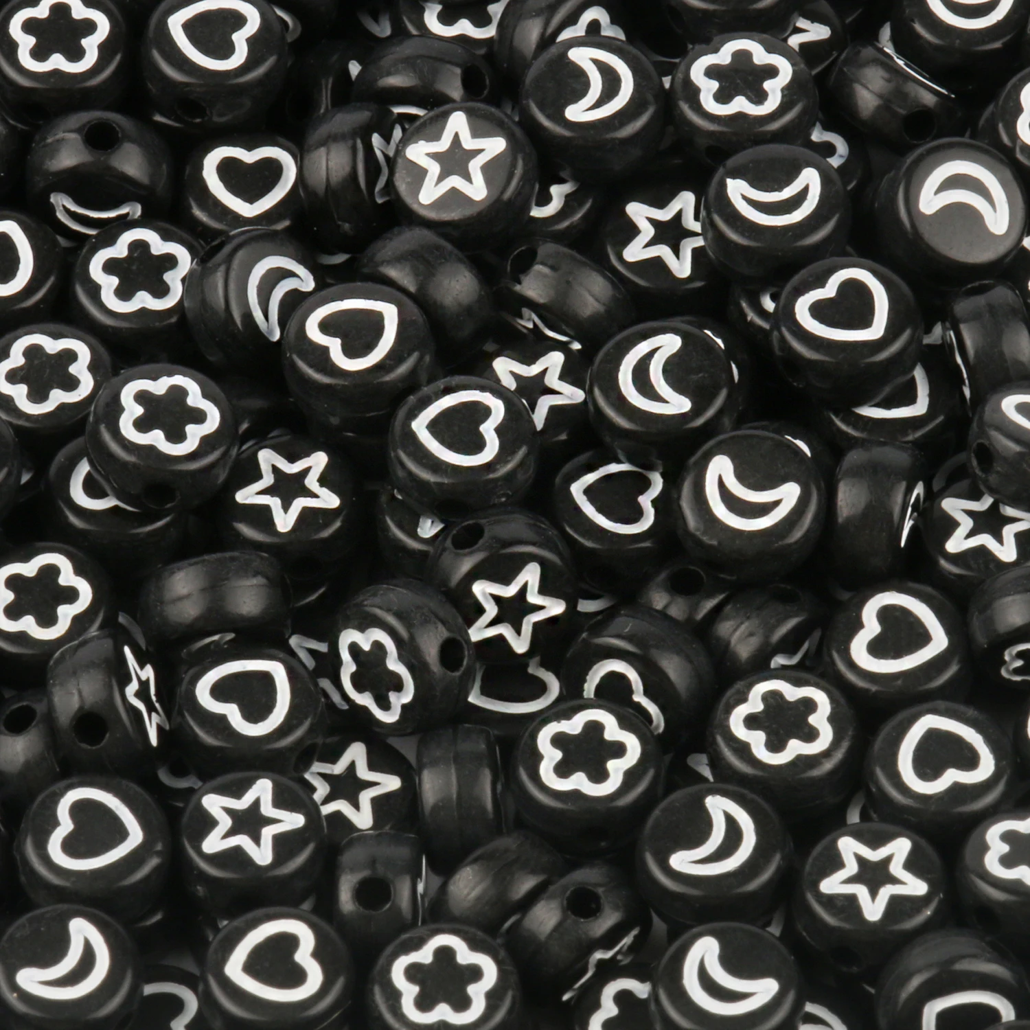 Vibrant Alphabet Acrylic Beads