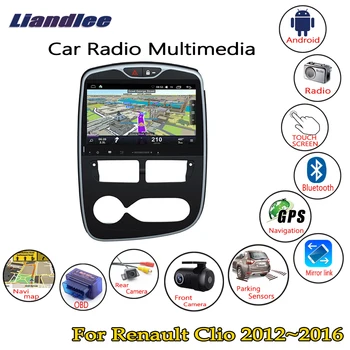 شراءسيارة HD شاشة تعمل باللمس لرينو كليو 2012 2013 2014 2015 2016 دليل التيار المتناوب سيارة أندرويد الوسائط المتعددة نظام صوت للتنقل باستخدام جهاز تحديد ال...