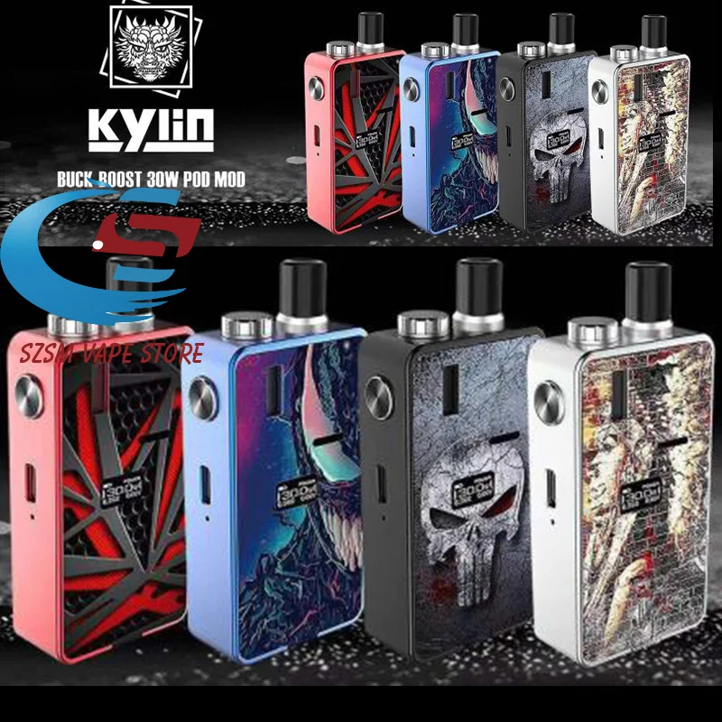 Оригинальный стартовый набор kyl 30 Вт Pasito pod mod многоразовая система с экраном