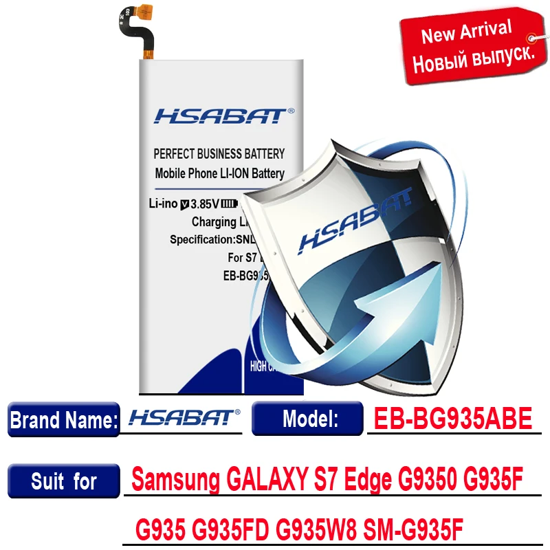 HSABAT 4200mAh EB-BG935ABE Battery for Samsung GALAXY S7 Edge G935F G935 G935FD G935W8 SM-G935F G9350