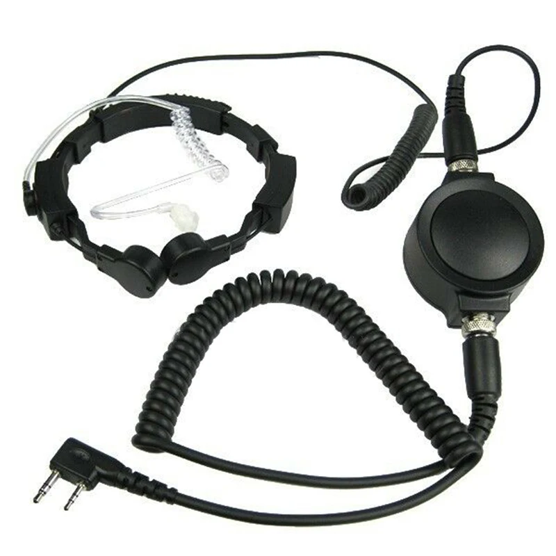 UV-B5 микрофон гарнитура UV-B6 UV5X 6 0*5 0 мм Съемный двойной для TYT BAOFENG горла Полезная