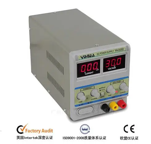 Система ремонта BGA YIHUA 862D+ паяльная станция+ YIHUA 305D 30V 5A Регулируемый источник питания постоянного тока
