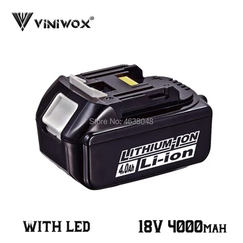 

4000mAh 18V BL1840 Lithium Ion Battery Replacement for Makita BL1830 BL1850B BL1815 BL1820 LXT400 Rechargeable Battery Packs 36V