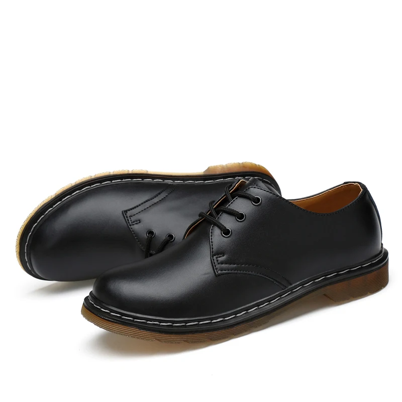 

2020 Yellow Men Martin Leather shoes classic Fashion Winter Warm Snow shoes Dr. Motorcycle Ankle Boots Couple Unisex Doc boots