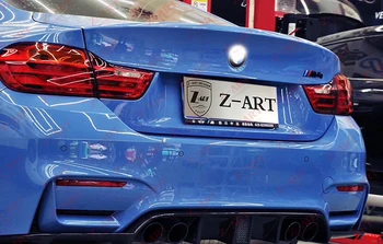

2013-2019 Z-ART for BMW M3 carbon fiber rear diffuser for M4 LED carbon fiber rear lip for F80 F82 F83 carbon fiber rear chin