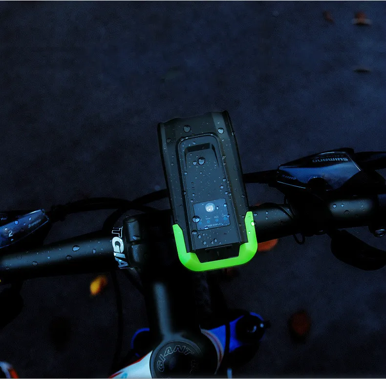 Светодиодный фонарь для велосипеда, предупреждающий свет, аксессуары для езды на велосипеде, зарядка через usb, колокольчик, Горн, фары для