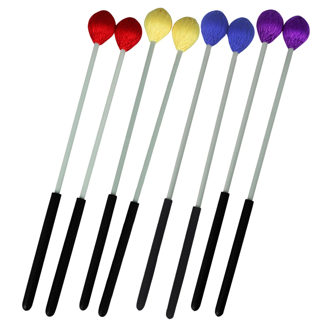 1 пара Средний маримба палка Mallets ксилофон Glockensplel молоток с ручки из бука ударный инструмент Аксессуары Mallets