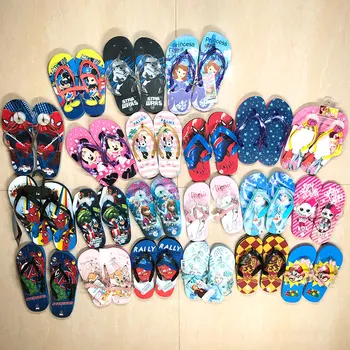 

MWY Randomly Send Patterns Girls Boys Sandals Summer Soft Slippers Indoor Cartoon Kids Shoes Non Slip Bathroom Flip Flops