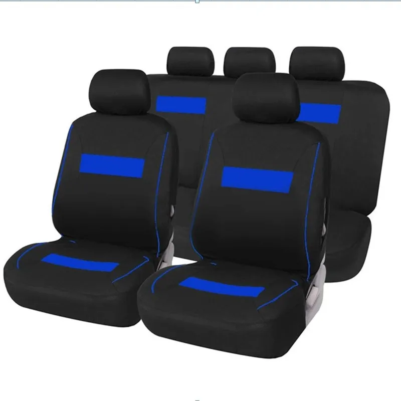 Blue Высококачественные автомобильные чехлы для сидений, Автомобильные Защитные чехлы для сидений для lada 2106 2109 granta kalina 1 2 largus samara priora vesta xray - Название цвета: Blue