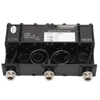 

UHF duplexer with 6 cavities and 10 W UHF duplexer 454 175 MHz Radio Repeater N Connection for radio repeater for residential