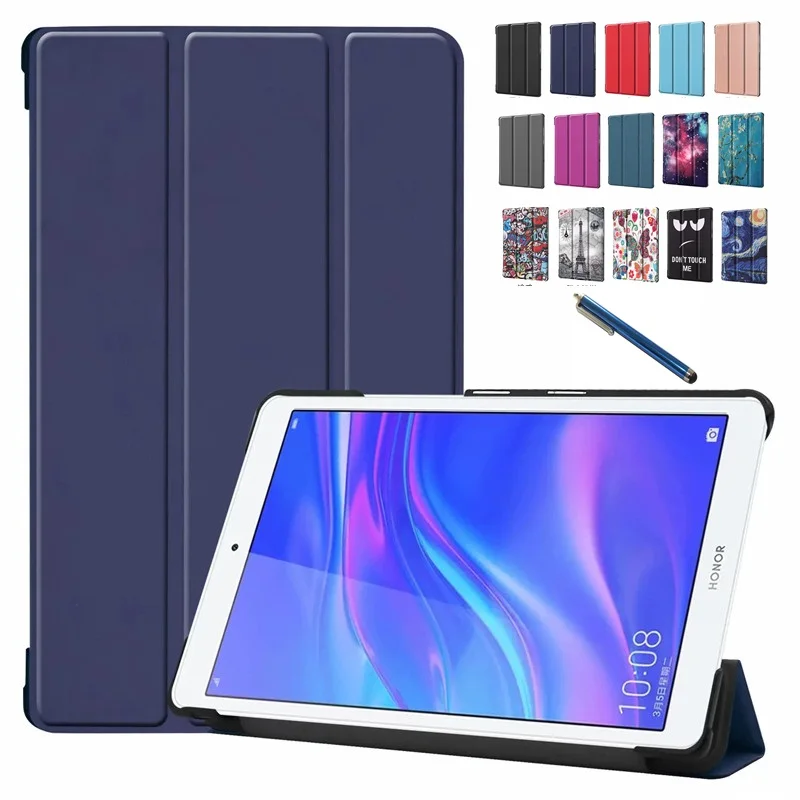 Funda con tapa para Huawei MediaPad M5 Lite 8, carcasa con soporte de
