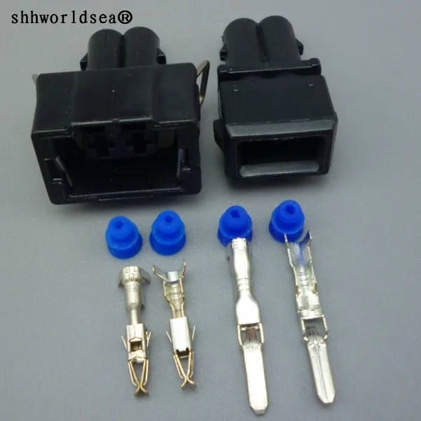 

shhworldsea 2 Pin 3.5mm Female Male Auto Waterproof Wire Harness Connector Automotive Plug For 357 972 762 and 357 972 752