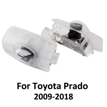 

2Pcs For Toyota Prado 2018 2017 2016 2015 2014 2013 2012 2011 2010 2009 LED Car Door Welcome Light Projector Laser Lamp