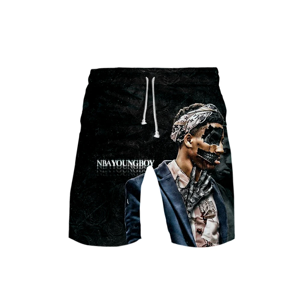 Салют» в стиле хип-хоп и рэп, Youngboy ни разу не ломались снова Объёмный рисунок(3D-принт) летние мужские модные Шорты популярная Повседневная летняя обувь Шорты