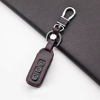 

3 Buttons Functional Leather Motor Remote Key Fob Case for Honda N Nbox Plust Box Personalized NO Wagon N Smart Keyless Cover