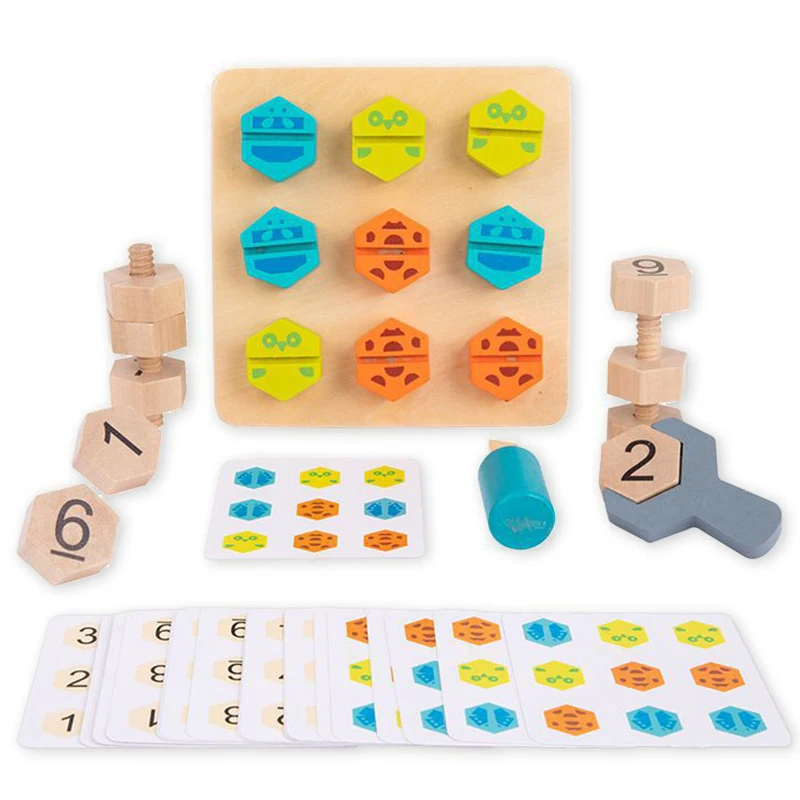 Contando quebra-cabeça,9 em 1 Montessori Blocks Number Toys for Kids -  Brinquedos montessori para crianças jogo contagem formas para crianças com  mais 3 anos, : : Brinquedos e Jogos