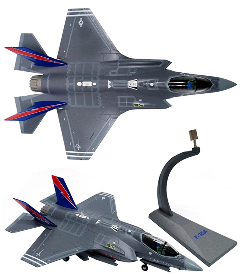 1/72 масштаб сплав самолета F-35 ВВС США F35A F35B F35C Lightning II Объединенный истребитель-бомбардировщик детские игрушки подарок для детей