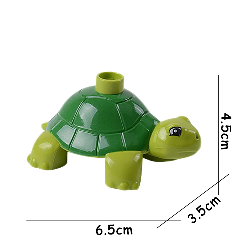 Big Size Building Blocks Animal Accessories Farm Figures Pig Rabbit Chicken Duck Dog Cat Bird horse Cow Sheep DIY Toys Gifts