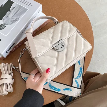 

Winter PU Leather Crossbody Bags for Women 2020 Branded Trend Women's New Trending Designer Totes Handbags Simple Style Hand Bag