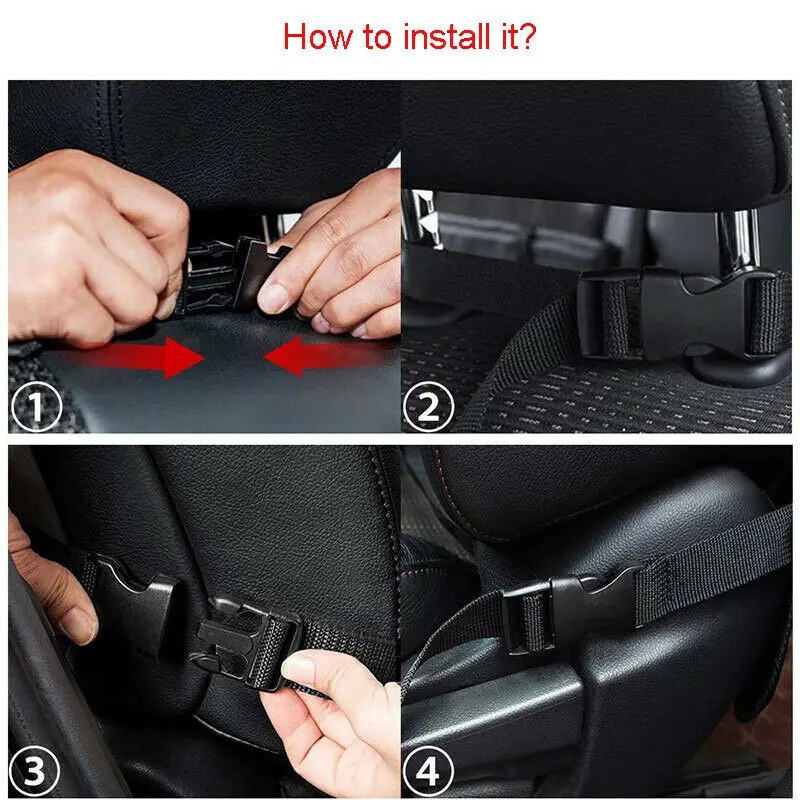 Car Organizer Multi-Pocket Car Auto Phone Pocket Pouch Car Back Seat Organizer Protector Hanging Storage Bag