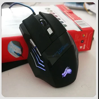 

Professional USB Wired Gaming Computer Mouse 5500 DPI Optical LED Lighting Mouse Gamer for Computer Overwatch