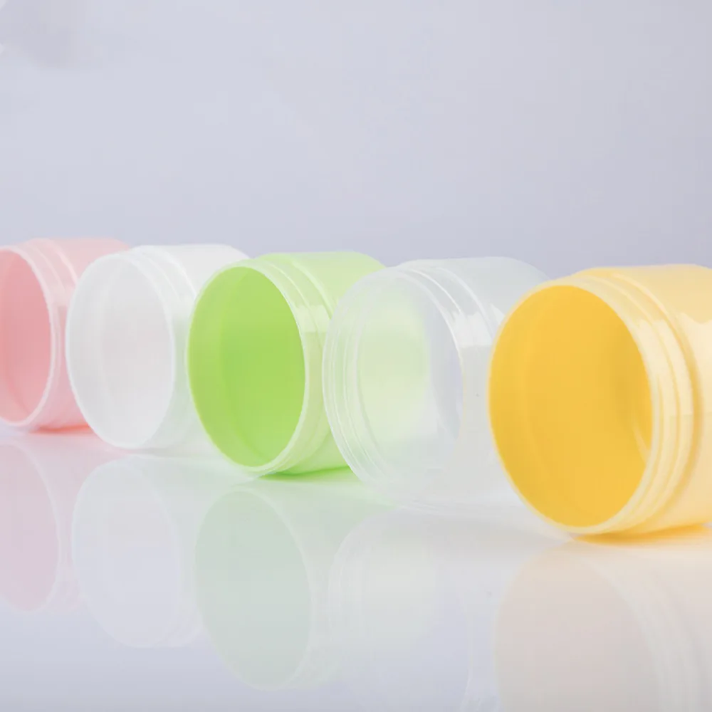 Plastic Empty Makeup Jar Pot Refillable Sample Bottles Travel Face Cream Lotion Cosmetic Container 10/20/30/50/100/150g