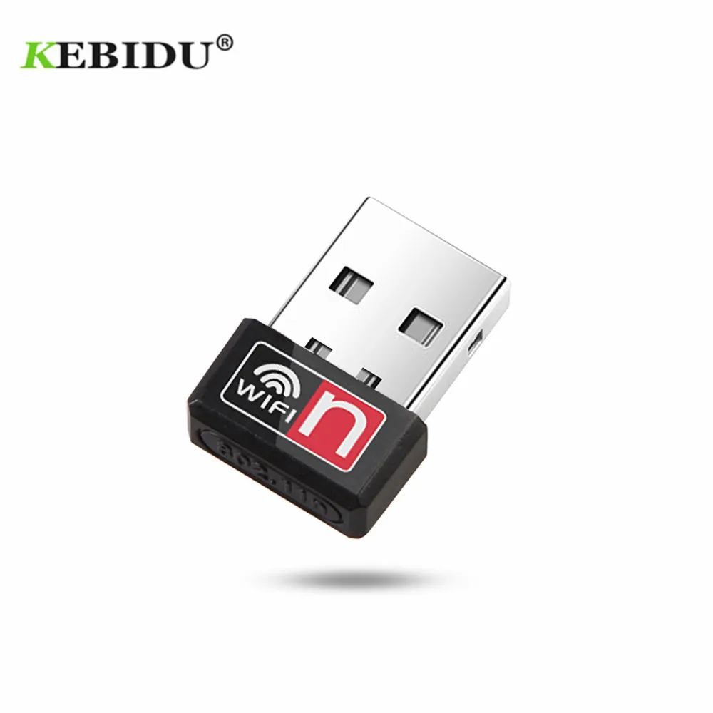 

KEBIDU Mini 150Mbps USB WiFi Adapter Ethernet MT7601 wi fi Dongle PC wi-fi Adapters 2.4G Lan Network Card Antena Wi Fi Receiver