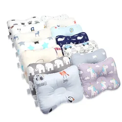 Almohada de lactancia infantil para recién nacido, cojín de protección para la cabeza, ropa de cama para bebé, posicionador de sueño antivuelco