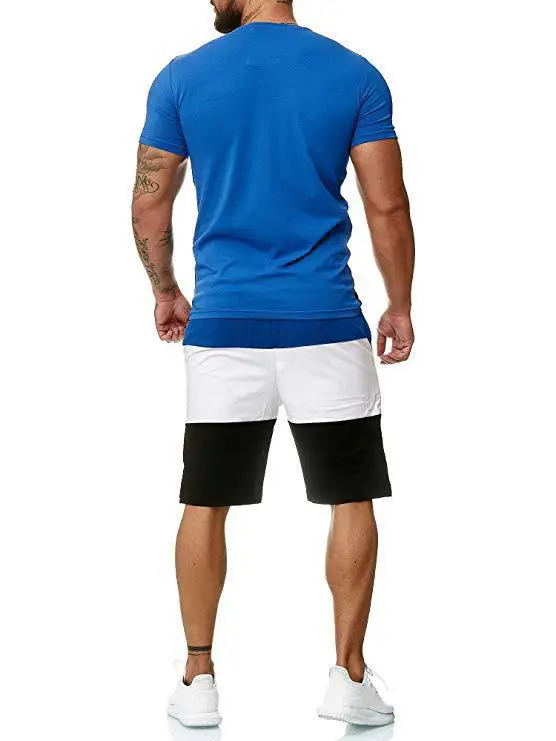 Shorts & T-Shirt Tracksuit for Men Mens Clothing Suits