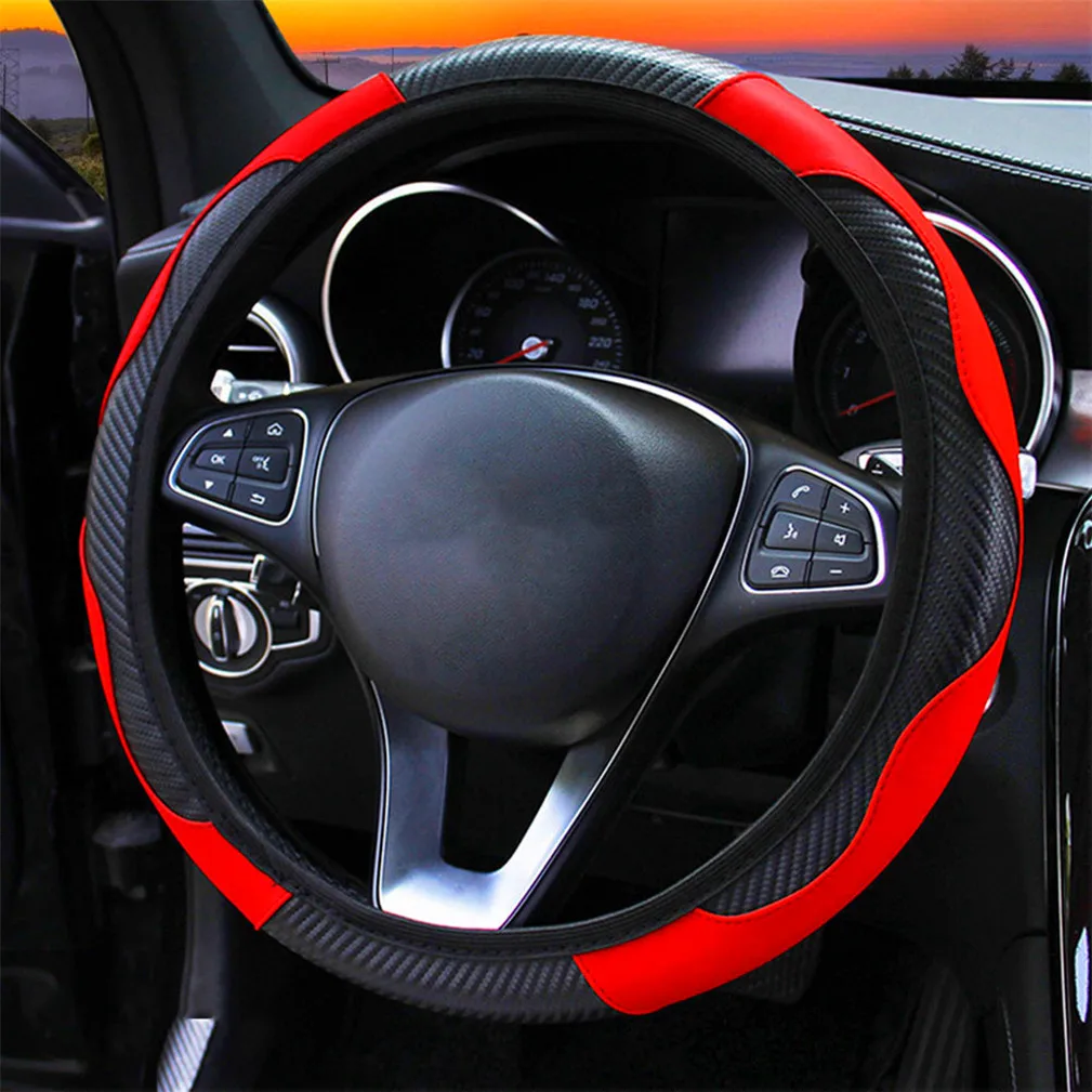 Автомобильный чехол на руль из углеродного волокна для Subaru VIZIV-2 Exiga Tribeca G4e B9 R1 Pleo Baja B5-TPH BRZ VIZIV-7 Levorg