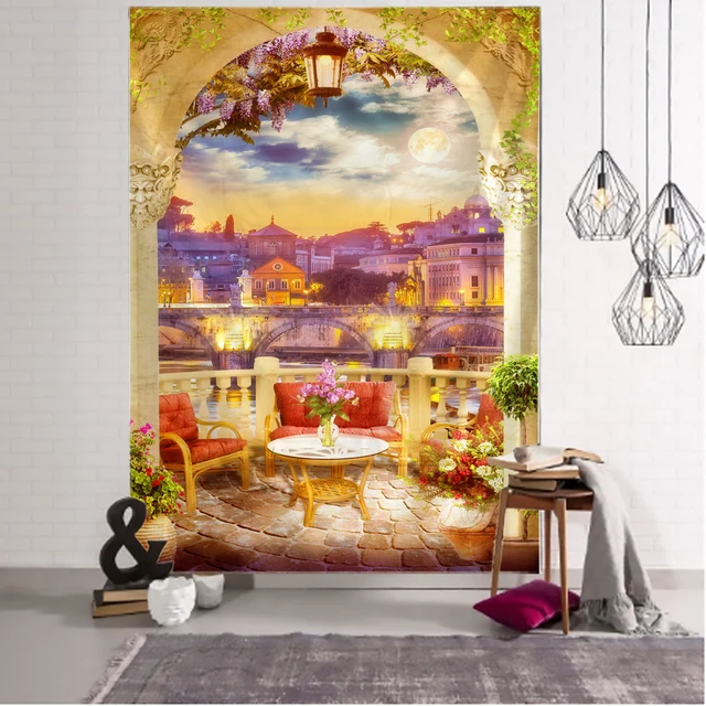 Beautiful Scenery Landscape Tapestry Wall Hanging