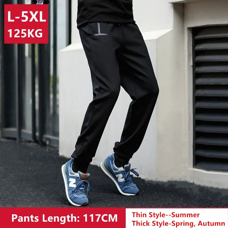 Extra Pantaloni Lunghi 117 CENTIMETRI Pantaloni Degli Uomini Giovani  Pantaloni Della Tuta Da Jogging vestito di Sport Della Pista di Estate di  Autunno della Molla Hiphop 4XL 5XL Uomo Sudore pantaloni| | - AliExpress