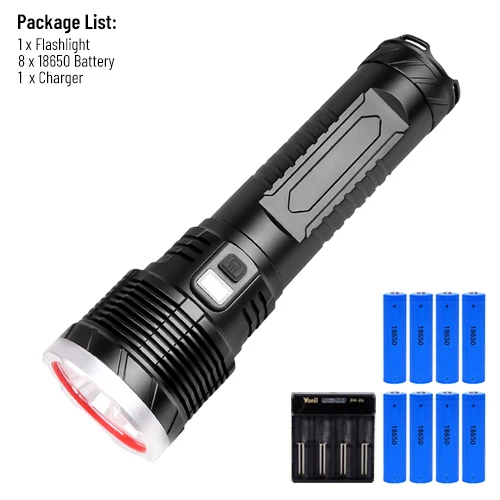 USB Rechargeable 10000LM Portable Super Bright LED Waterproof Pen Torch Light. 