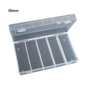 

Rectangular Clear Plastic Storage Box Collection Case Protector for 100pcs 27mm/30mm Coin Capsules Holder or 5pcs 27mm Coin Tube