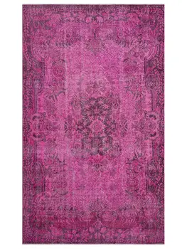 

Decorative Rug, Pink Floral Design Carpet, Office and Home Rug 1433