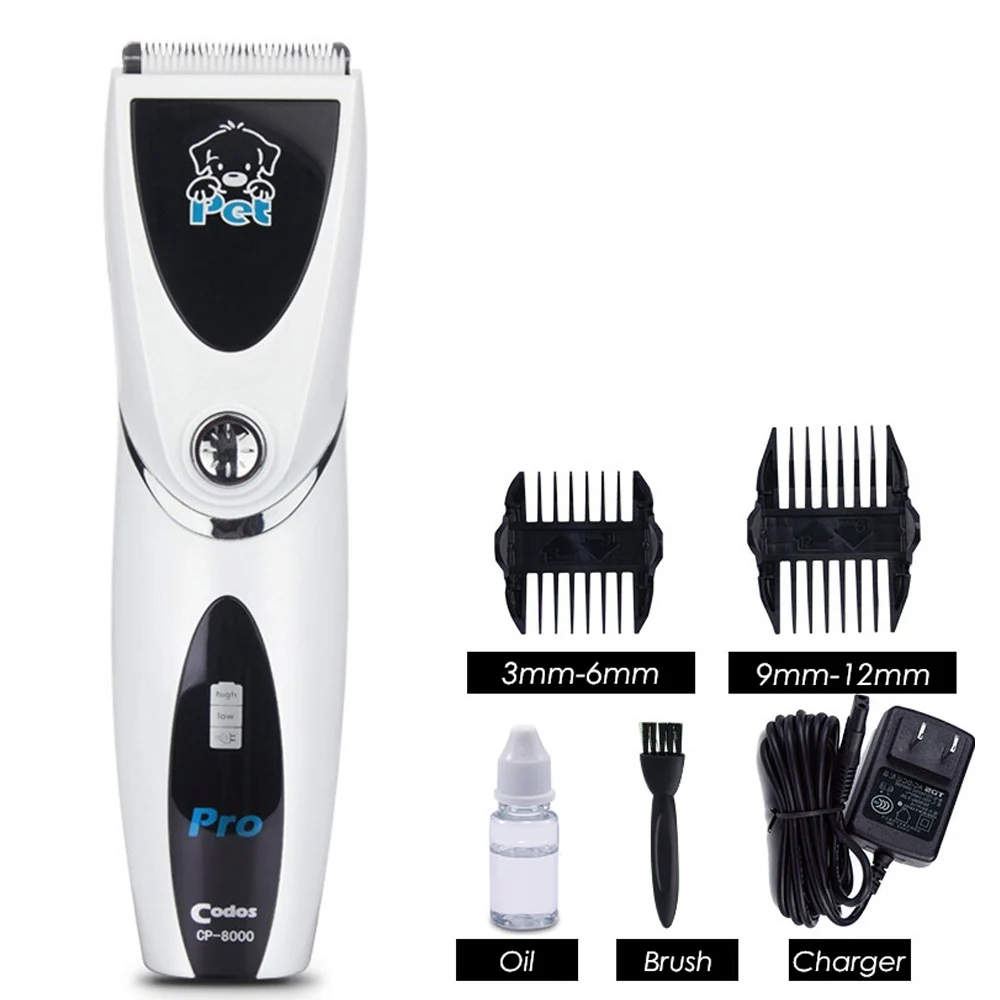Codos CP8000 Professional Cat Dog Hair Trimmer Electric Mower Pet Hair Clipper Rechargeable Pets Grooming Shaver Haircut Machine, pet clipper,dog hair trimmer,pet hair trimmer,dog clipper