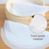 5Pcs Round Non Stick Silicone Steamer Pad 20/28/48cm Reusable Dim Sum Paper Restaurant Steamers Net Liner Kitchen Cooking Tool 3