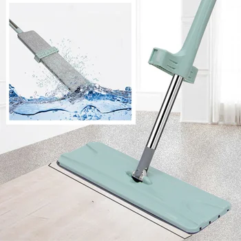 

1 PC Practical 360 Degree enlarge Mop Head Hand wash-free Microfiber Spinning Head Mop for floor cleaning(With 2 Pcs Mop Pads)