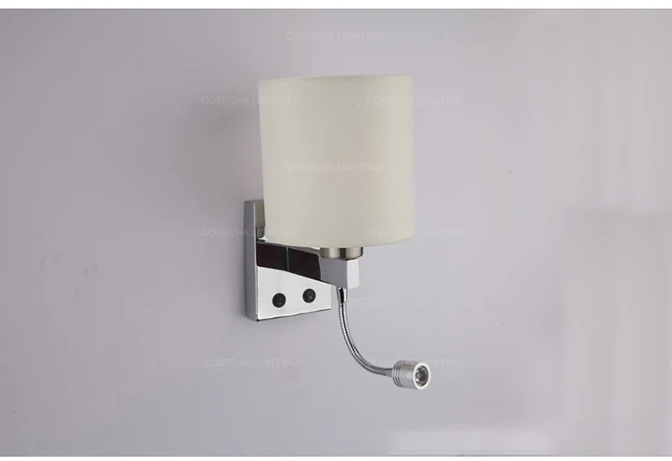 Светодиодный настенный светильник с тканевым абажуром, прикроватные настенные бра для спальни, коридора, коридора, балкона, настенный зеркальный светильник для дома, арт-деко