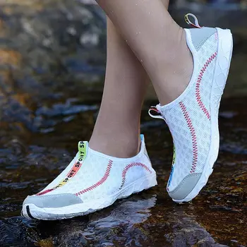 

Large Size Summer White Sneakers Sport Woman Sports Shoes Men Running Shoes Women Trainers Light Weight Women's Shoes 2020 E-231
