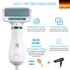 Gran oferta Secador de pelo portátil para perros 2 en 1, secador de pelo para perros y cepillo para peinar para mascotas, peine para gatos, secador de pelo para perro con pelo de poco ruido mlKDlpeJV