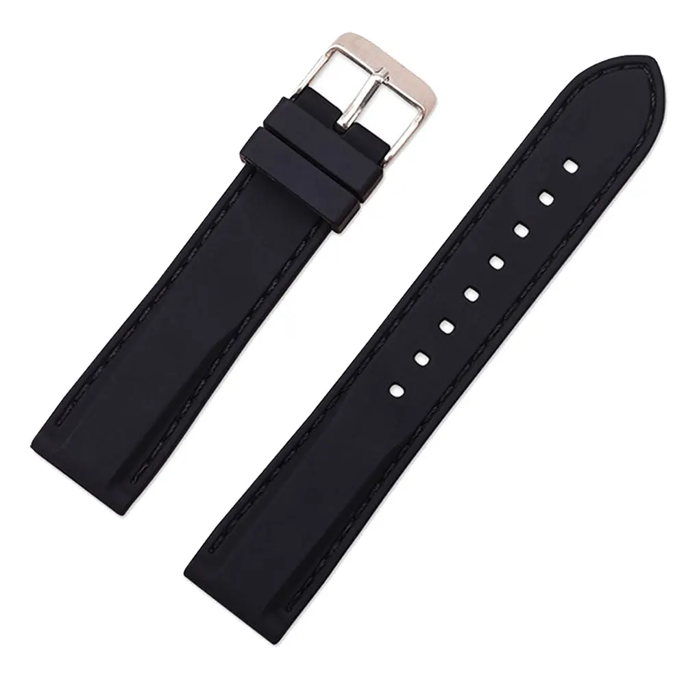 Black 18 мм 20 мм 22 мм сменный ремешок для часов Quick Release ремешок для часов Fossil Sport 43 мм ремешок для Garmin Active S Belt - Цвет: Black