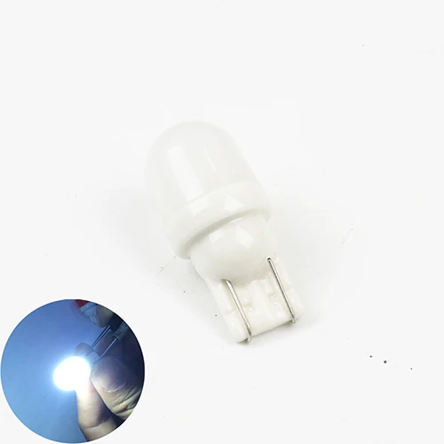 100 шт. T10 W5W светодиодный Клин лампа Автомобильный свет 5730 2SMD Авто купол чтения парковочные огни Sidelight лампы - Испускаемый цвет: White