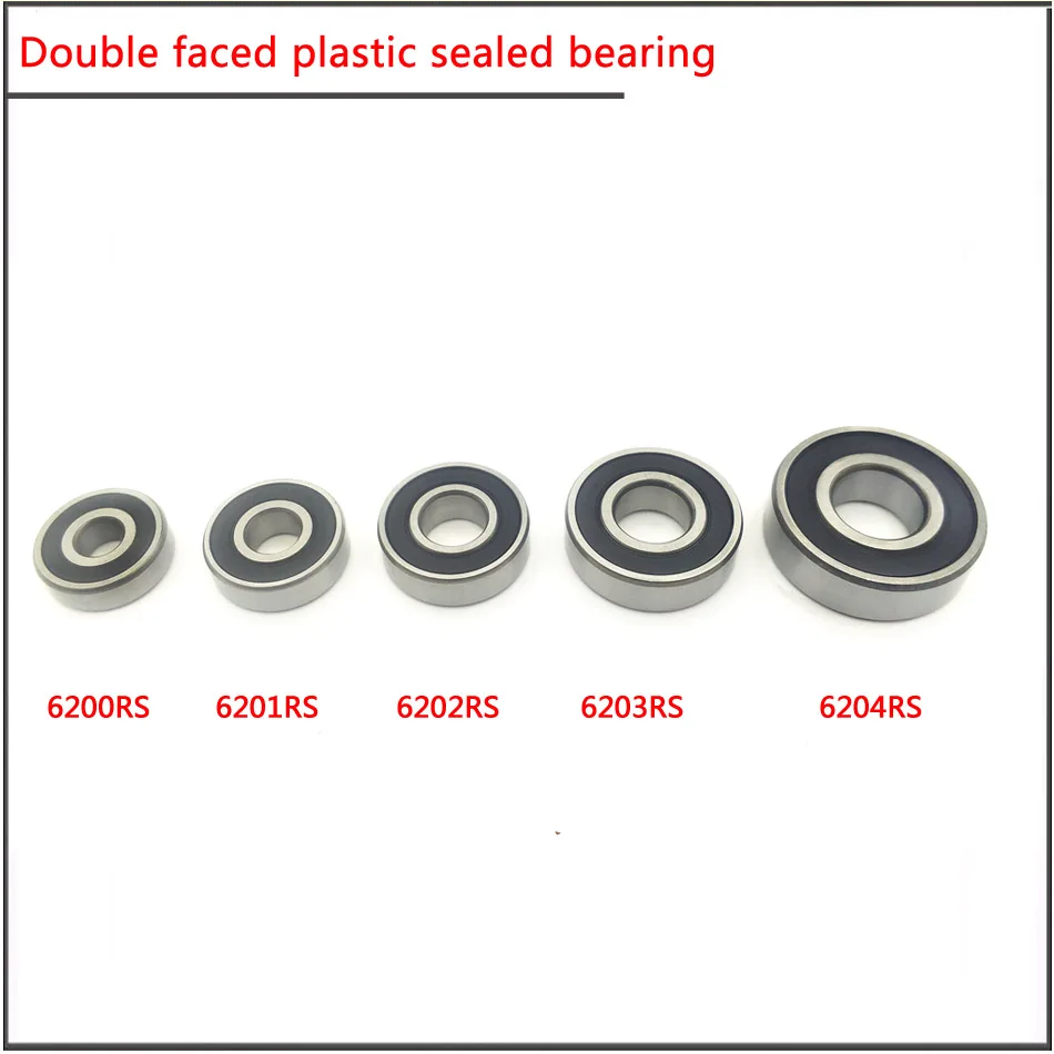 25pcs F698-2RS Flanged Metal Rubber Sealed Ball Bearing F698RS 8x19x6 mm