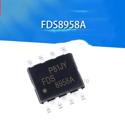 Оригинальные 10 шт./партия FDS8958A FDS8958 8958A FDS8958B SOP-8 ЖК-дисплей плата высокого