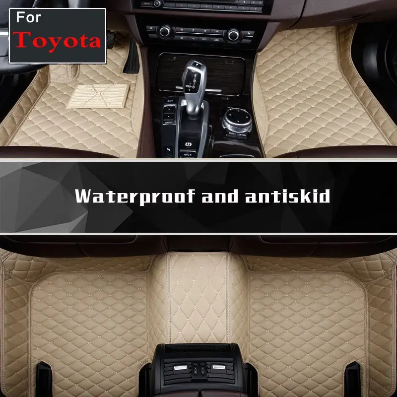 

Fashion 1set Car Left Driving Pad Floor Mats Carpet Cover For Toyota Landcruiser Zelas Sequoia Crown 86 Previa Sienna Wishvenza