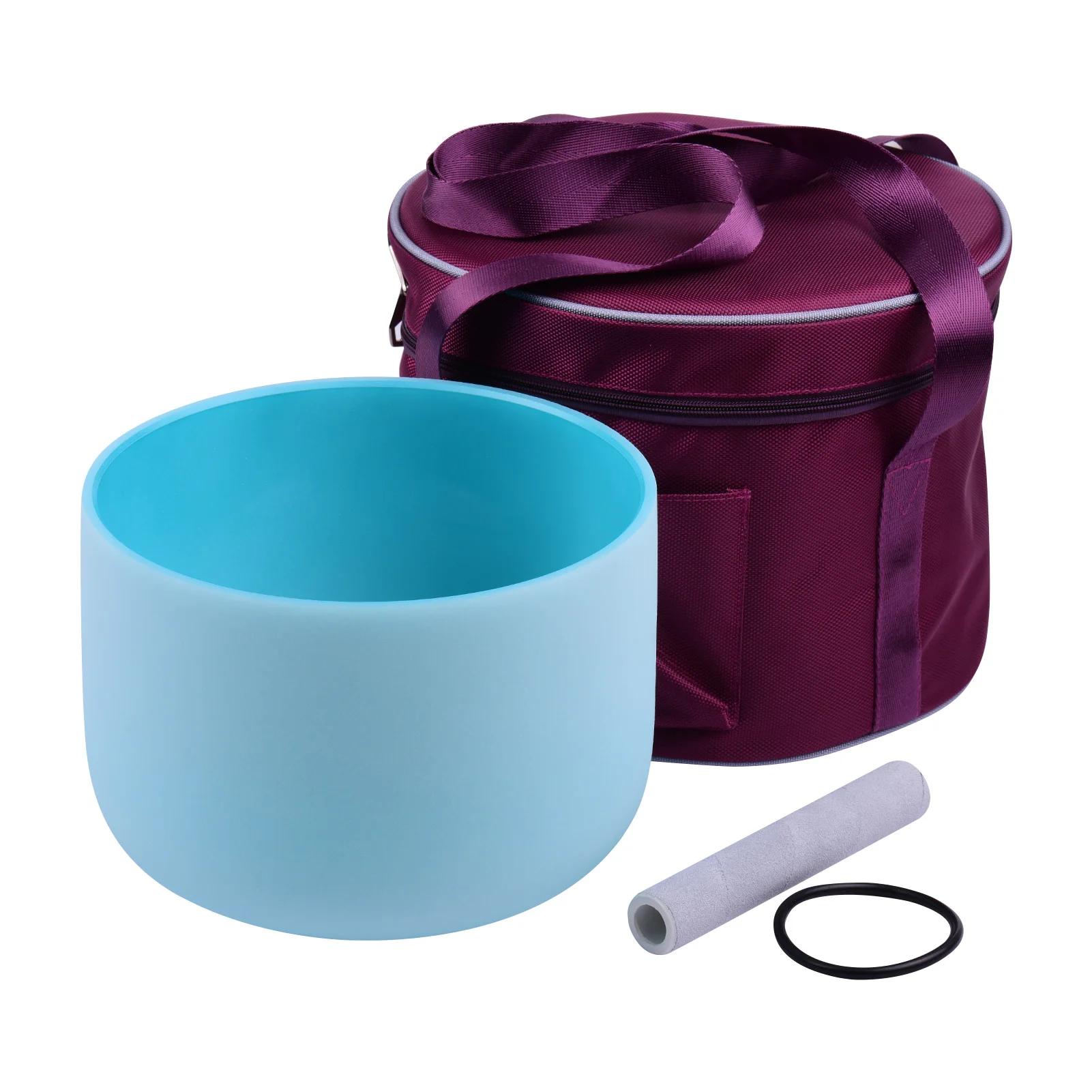 Muslady 10 Inch Crystal Singing Bowl G Note with Mallet Rubber O-Ring Storage Bag for Musical Healing Meditation Yoga | Спорт и