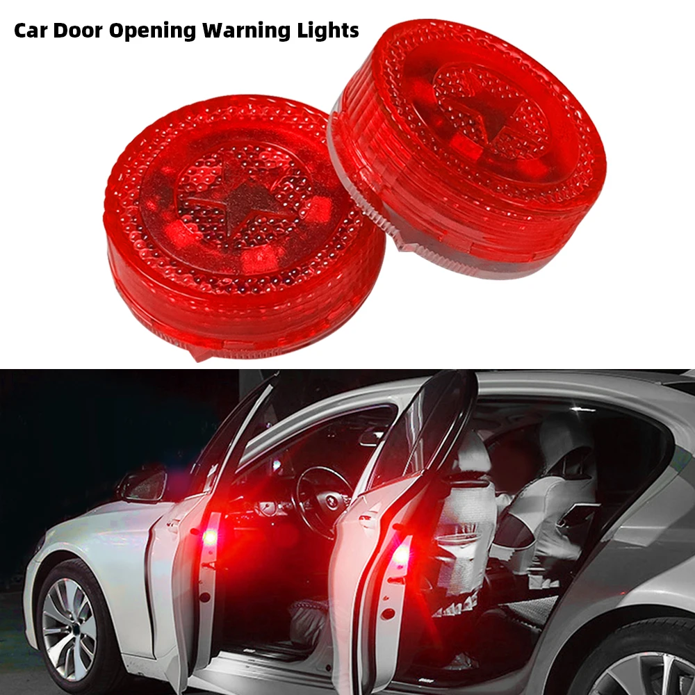 5 светодиодов сигнальные огни для открытия дверей автомобиля беспроводной